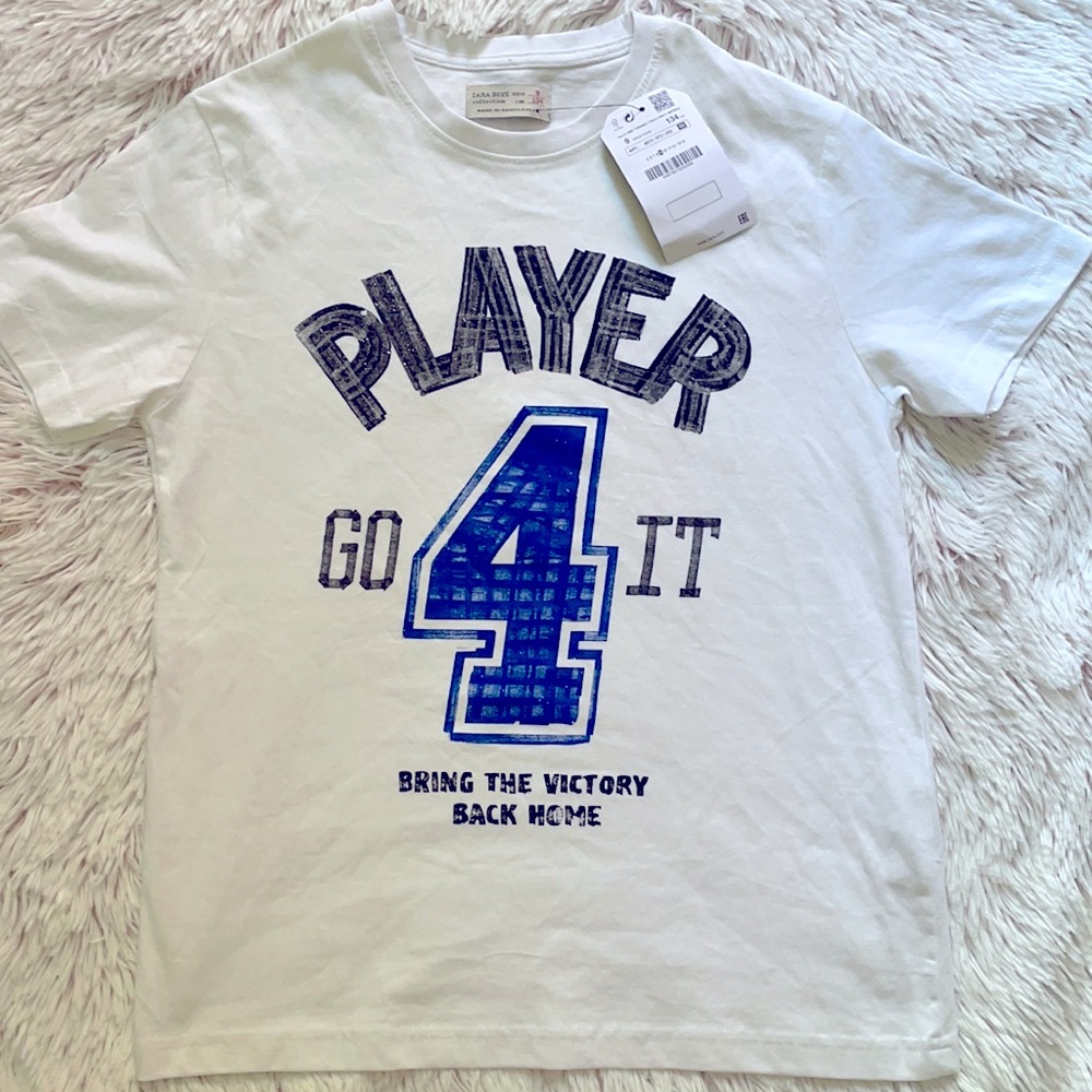 NEW Zara Boys Player Sports Shirt!